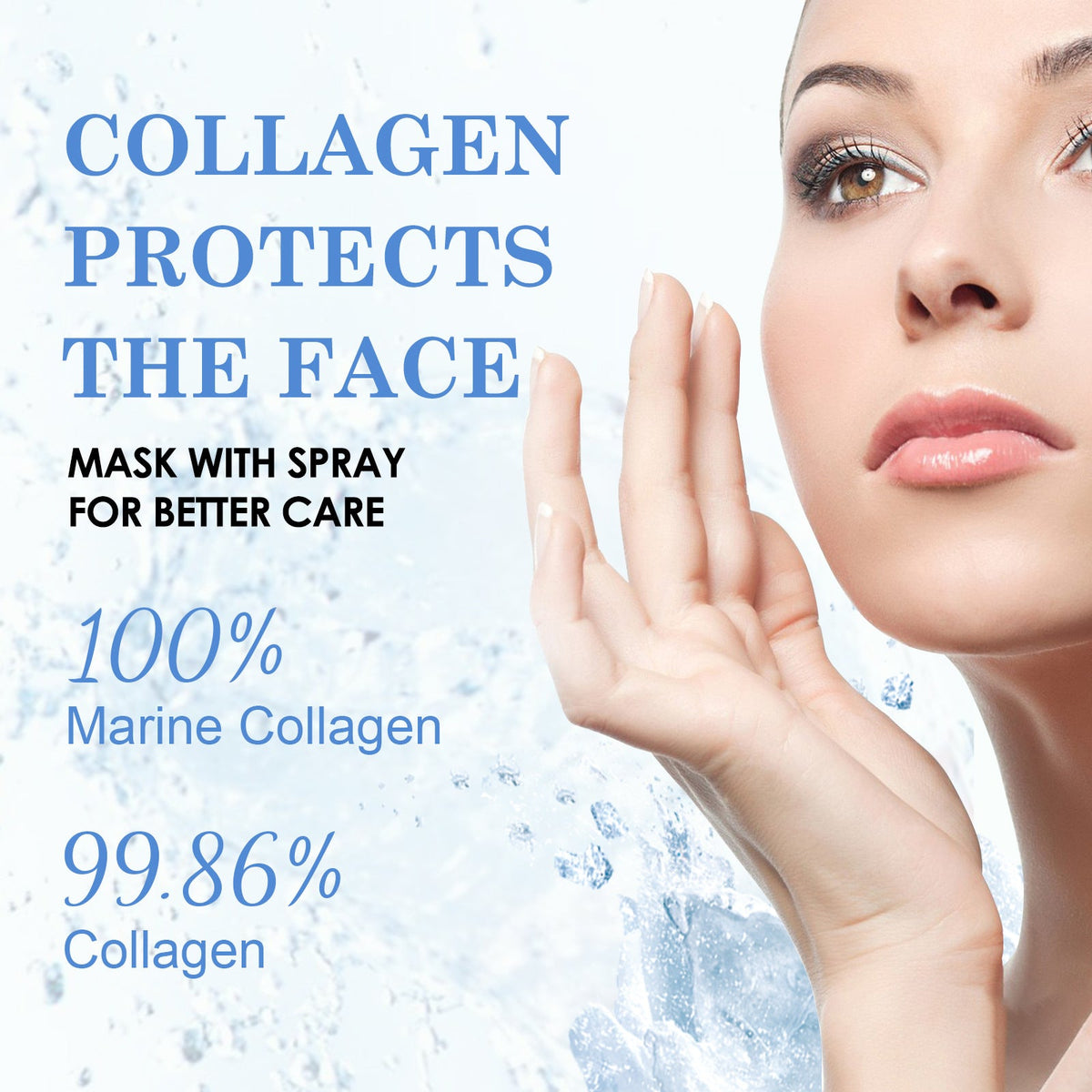 Marine Collagen Face Mask for Fine Lines & Hydration
