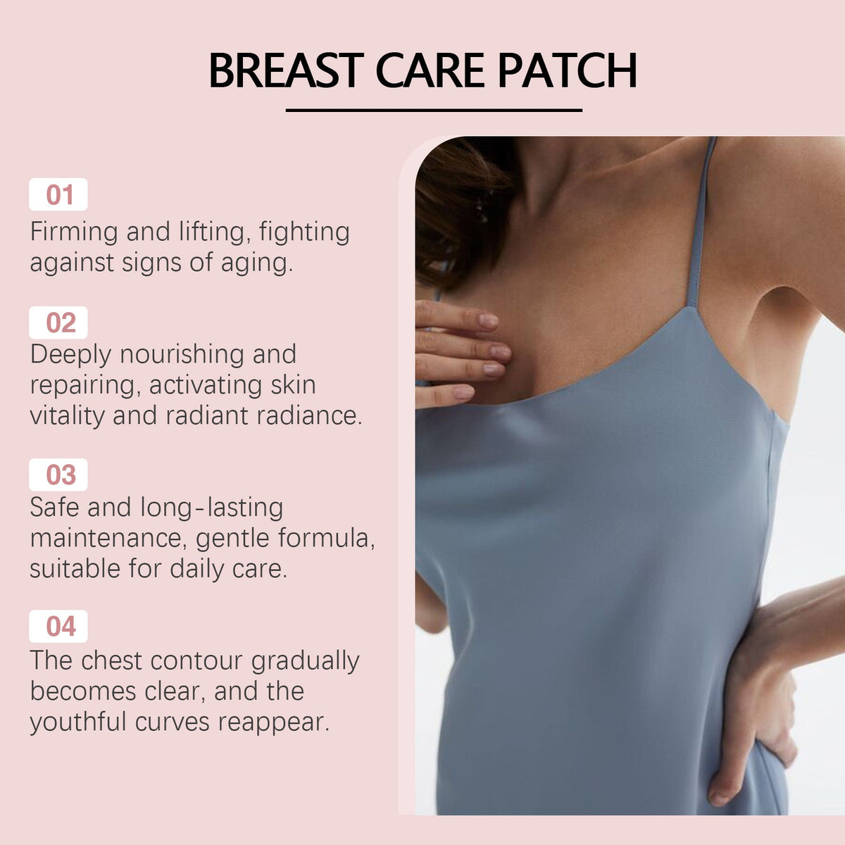 OceAura Chest Patch Firming & Lift Herbal Body Patch
