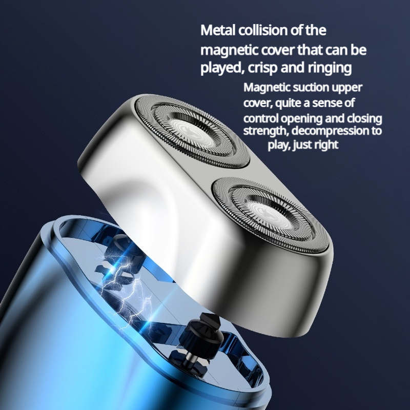 Mini Magnetic Shaver for Men — Professional Grooming, Anywhere