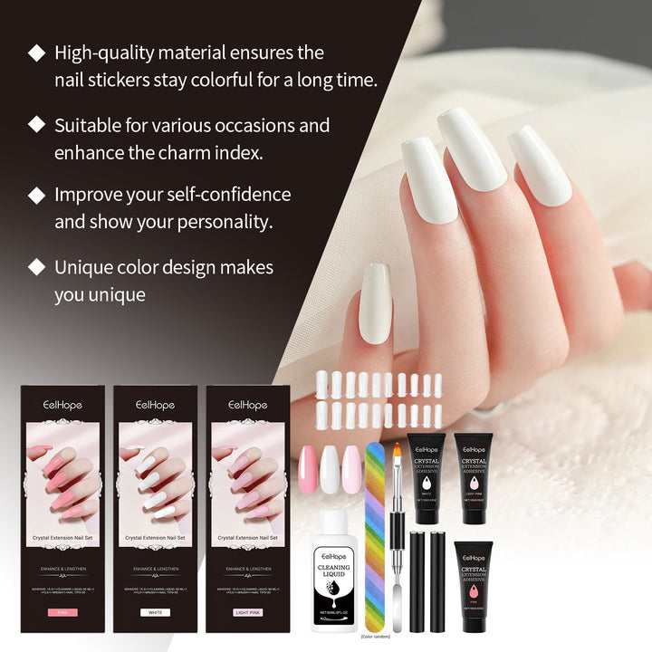 Nail Extension Kit for Easy, Polished DIY Manicures