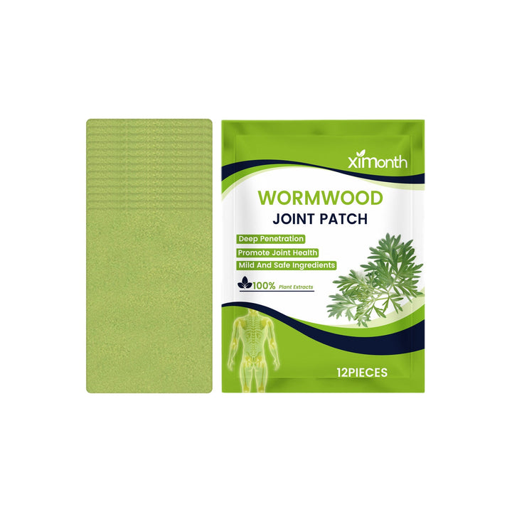 Wormwood Pain Patches – 12ct Plant‑Based Relief for Back