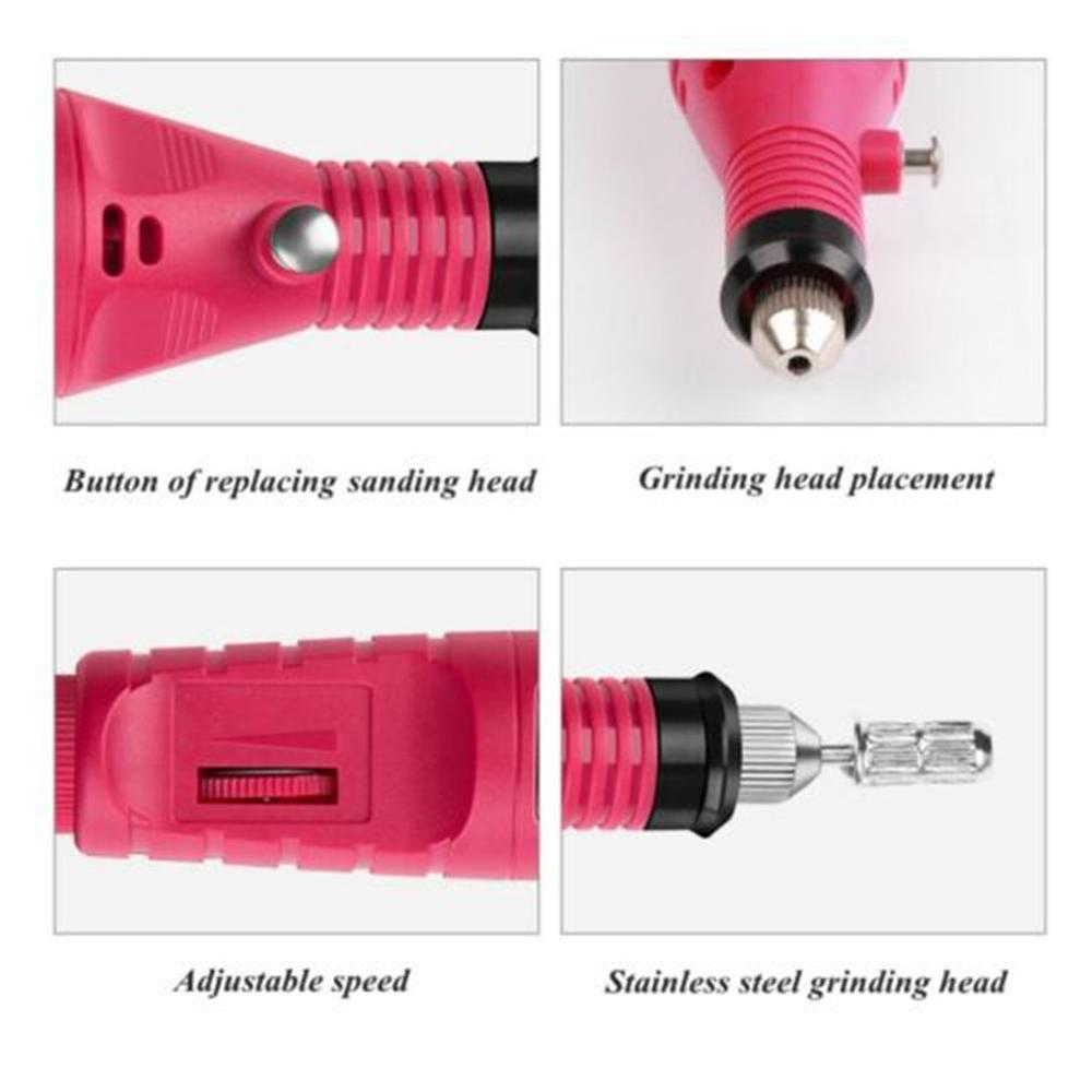 Electric Nail Drill Kit — Fast Gel Removal & Shaping