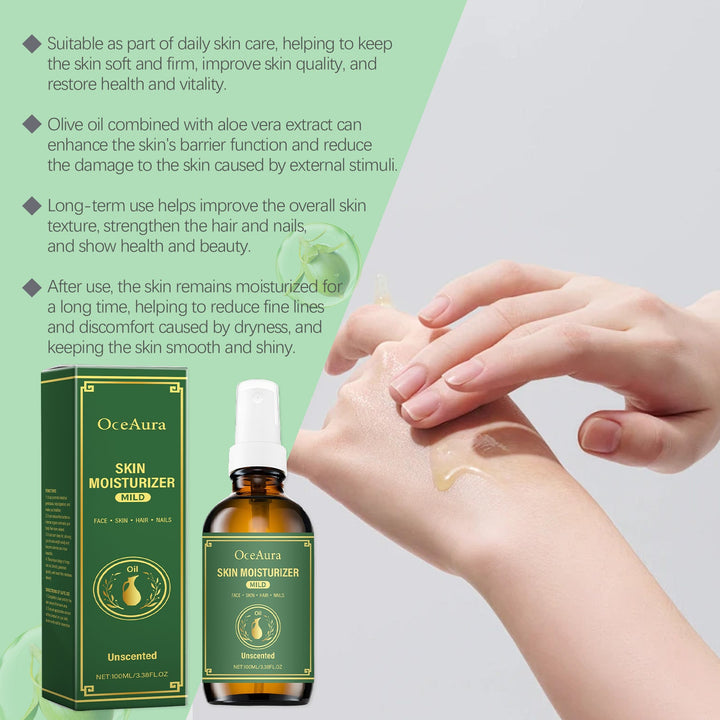 Body Care Oil for Dry Skin, Hair and Nails with Aloe