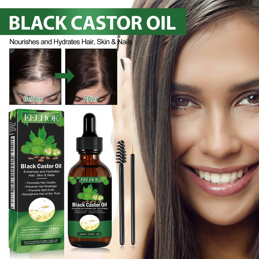 Castor Oil Hair Treatment for Stronger-Looking Hair