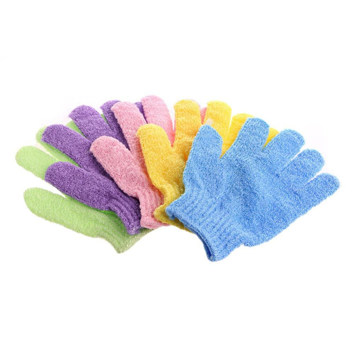 Exfoliating Bath Gloves — Full-Hand Body Scrubber