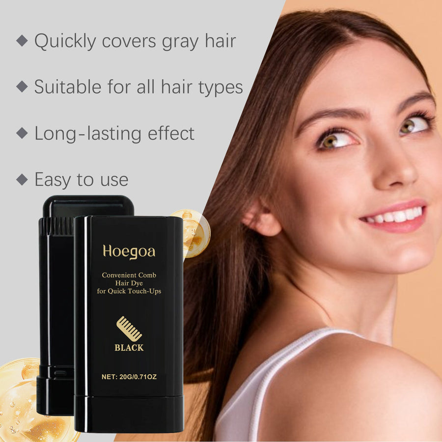 Hair Color Touch-Up Stick for Quick Gray Coverage at Home