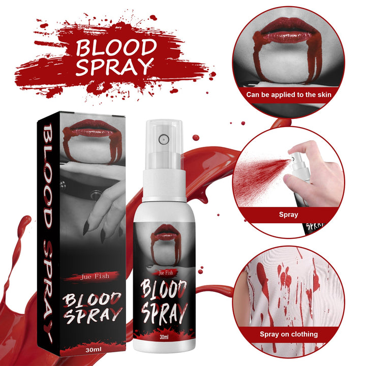 Fake Blood Spray — Instant Splatter for Halloween & Vampire