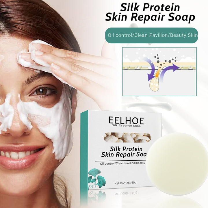 Silk Protein Goat Milk Soap for Oily Skin & Pores