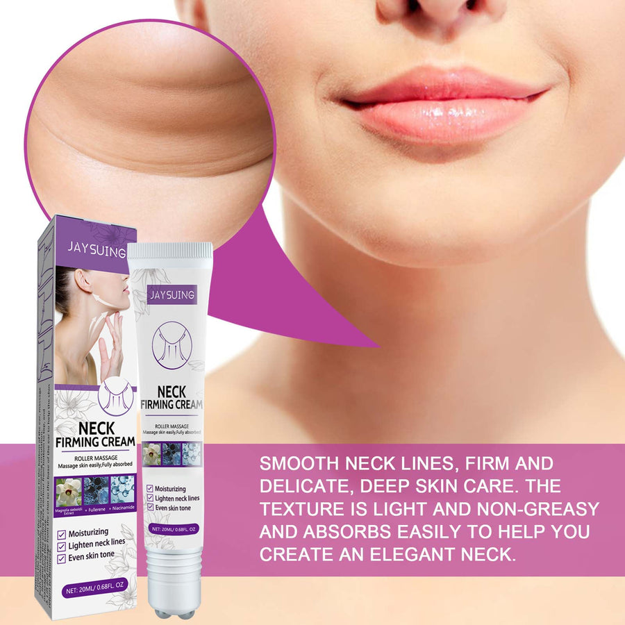 Roller Neck Cream for Smoother, Firmer-Looking Skin
