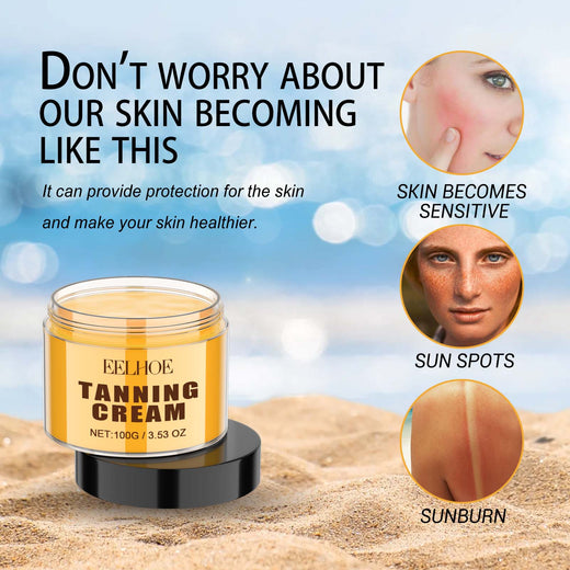 Quick Tan Cream - Natural Glow, No Streaks or Orange Tint