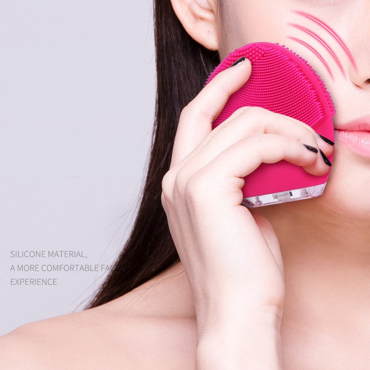 Sonic Silicone Facial Cleansing Brush — Deep Pore Clean
