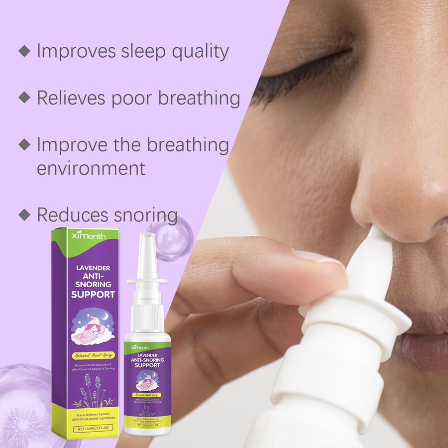 Lavender Anti‑Snoring Nasal Spray — Natural Snore Relief