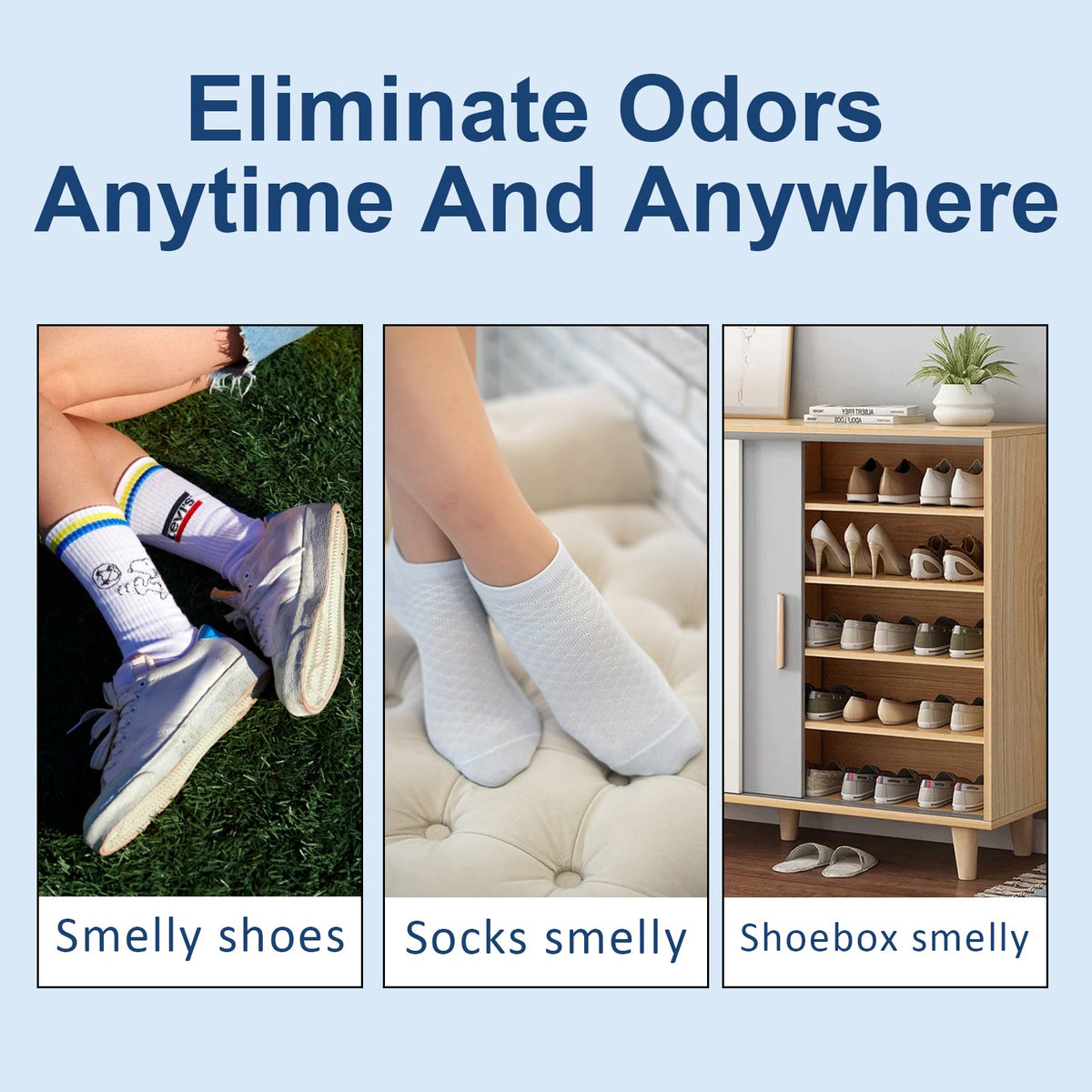 Foot Deodorant Spray for Odor, Sweat & Itchy Dry Feet