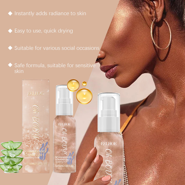 Glitter Body Lotion for Instant Radiant Skin Shimmer