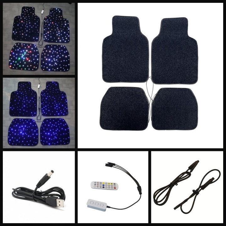 Starlight Fiber Optic Mats — Your Car, Now a Luxury Lounge