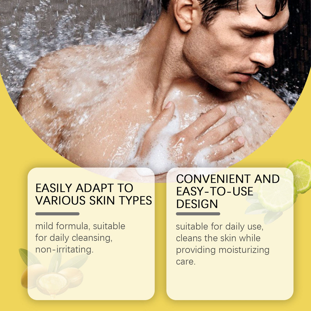 Moisturizing Bar Soap — Bergamot Scent & Oil Control