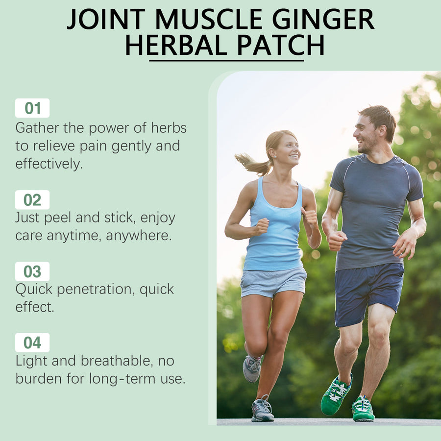 Ginger-Wormwood Joint Pain Patches — Natural Relief