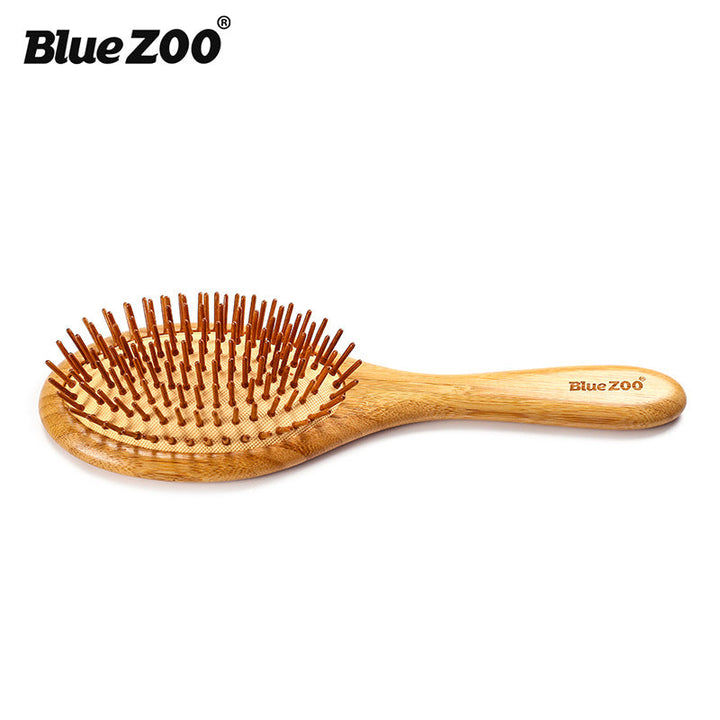 Bamboo Air Cushion Massage Comb — Detangles & Soothes Scalp