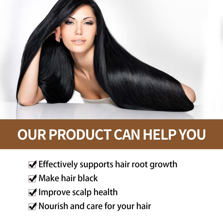 Darkening Shampoo Sachets for Glossy, Nourished Hair