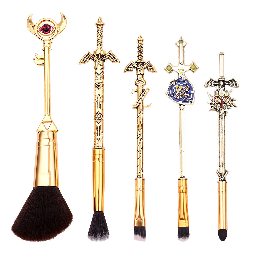 Legend of Zelda Makeup Brush Set – 5 Iconic Weapon Brushes