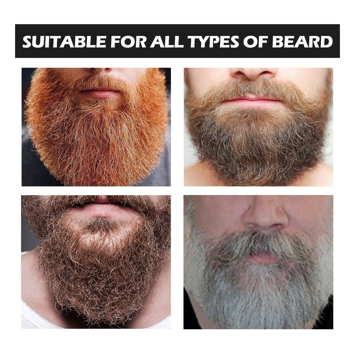 Beard Dye Shampoo — Jet Black in 5 Minutes, Plant-Based
