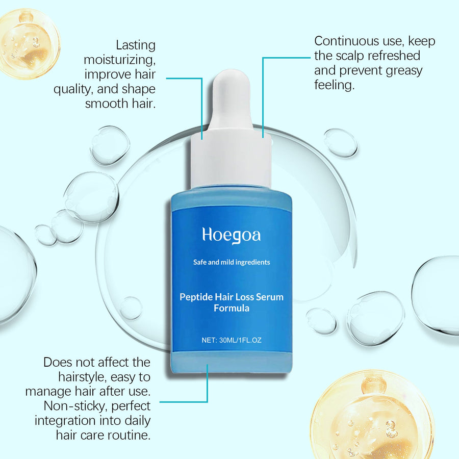 Peptide Hair Serum for Smoother, Shinier-Looking Hair