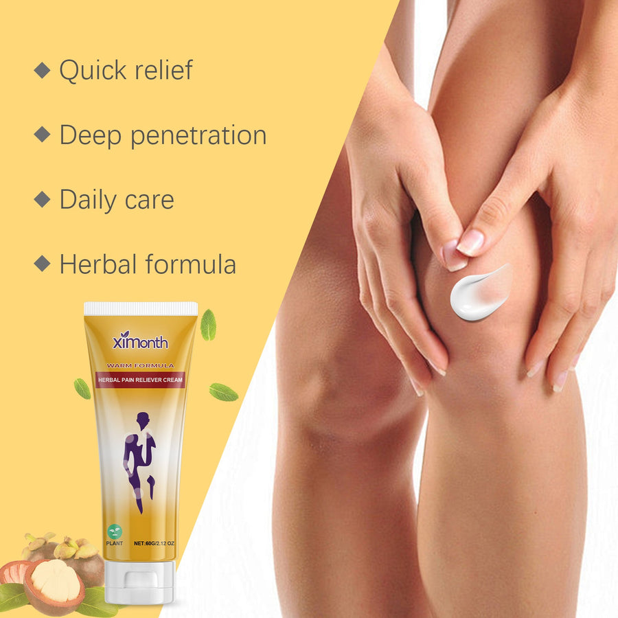 Warming Herbal Joint Pain Relief Cream — Deep Penetrating