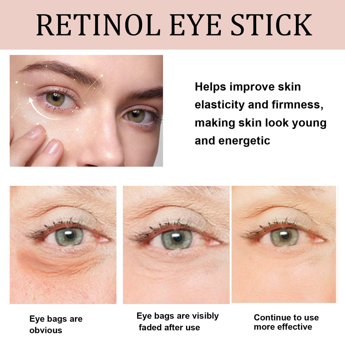 Retinol Eye Stick for Dark Circles & Fine Lines