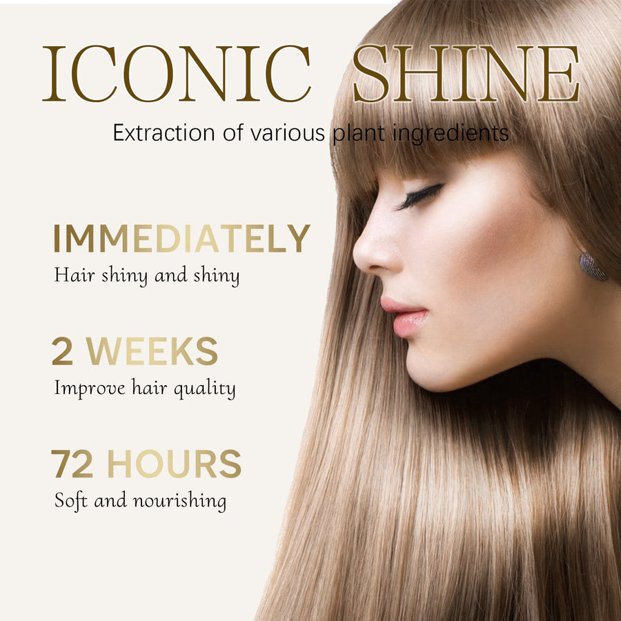 Keratin Hair Serum for Shine and Dry Frizz Control