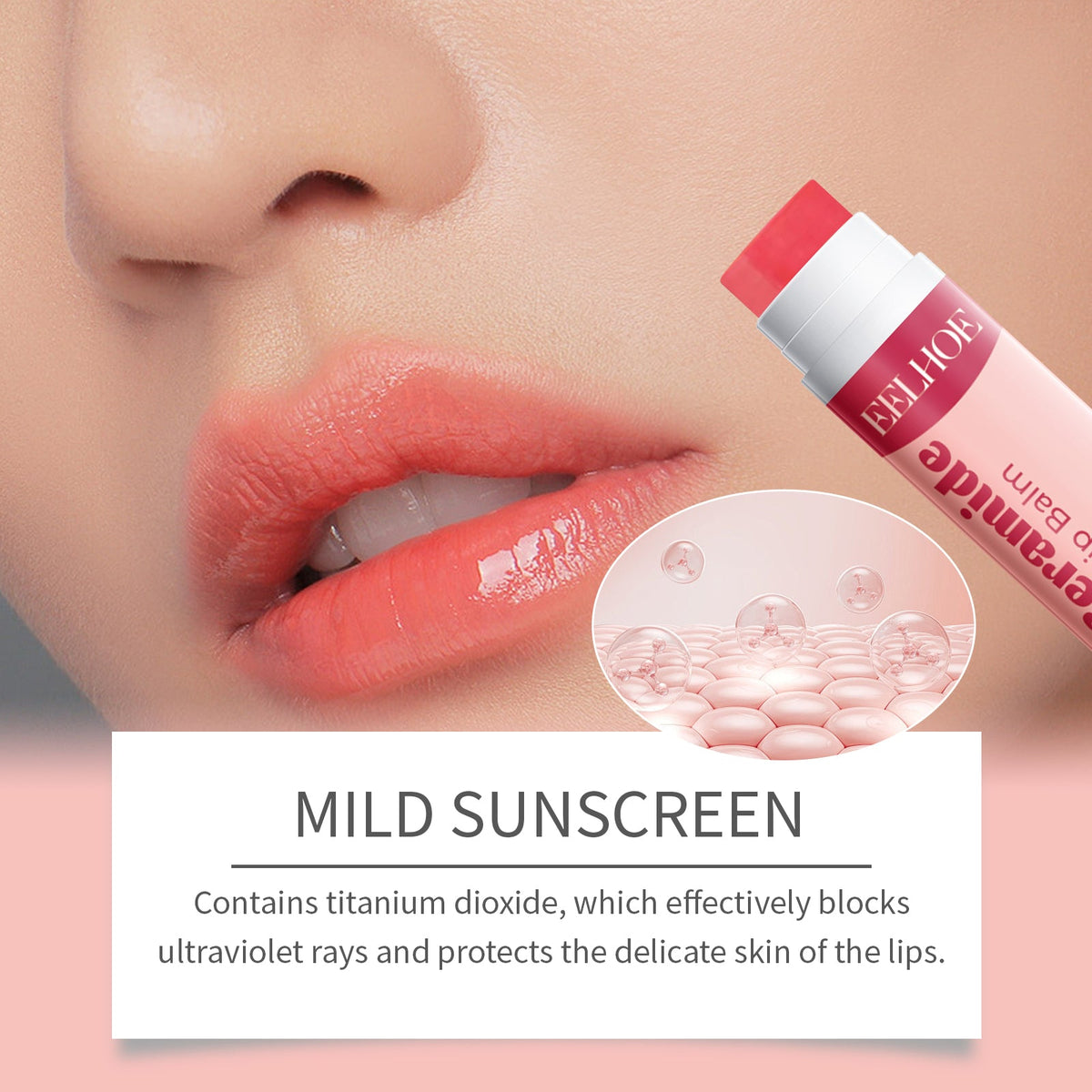 Ceramide Tinted Lip Balm SPF 50 with Niacinamide