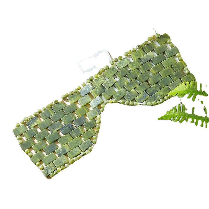 Jade Eye Mask for Cooling Spa-Like Eye Care Ritual