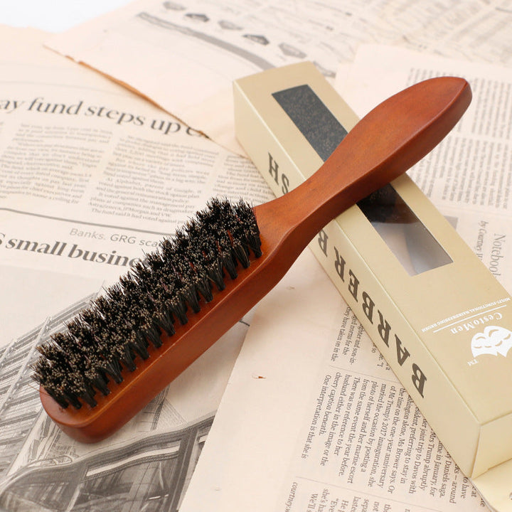 Beard Brush for Men — Softens & Prevents Razor Irritation