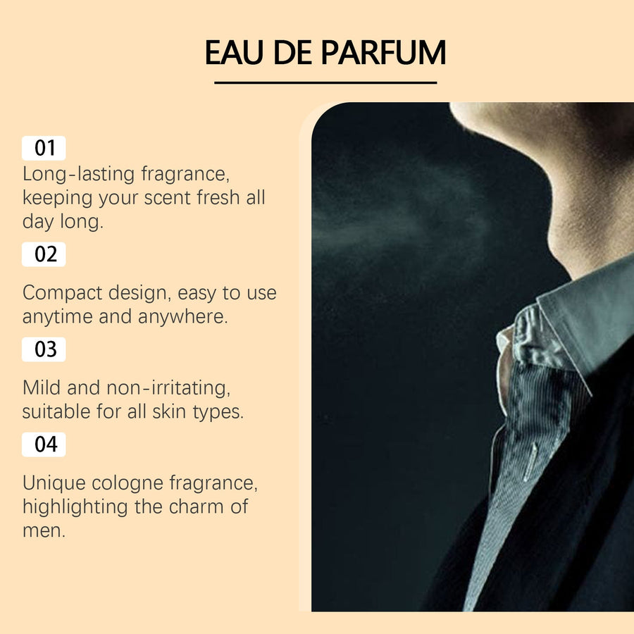 Men's Citrus Cologne Spray – Portable Fresh Fragrance
