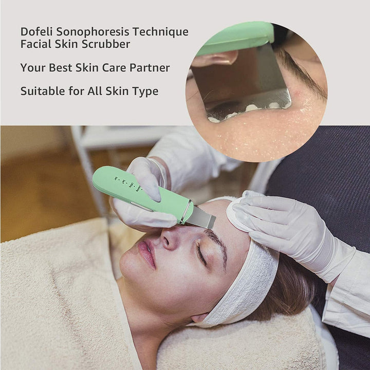 Ultrasonic Skin Scrubber — Clearer, Firmer Skin with Ion