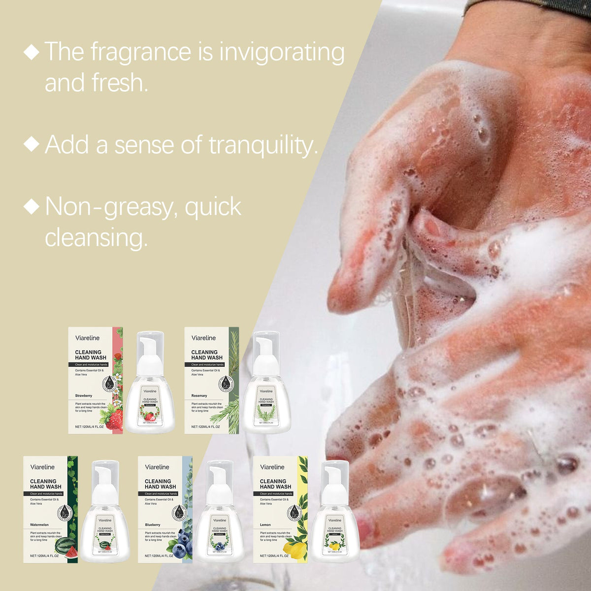 Foaming Hand Wash with Aloe, Lemon & Moisturizing Care