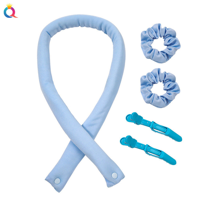 Heatless Curls Band — Overnight Waves Without Damage