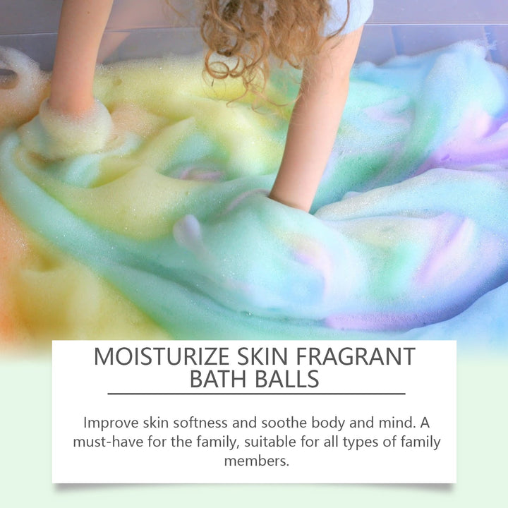 Fragrant Bath Balls for Relaxing Baths & Softer Skin