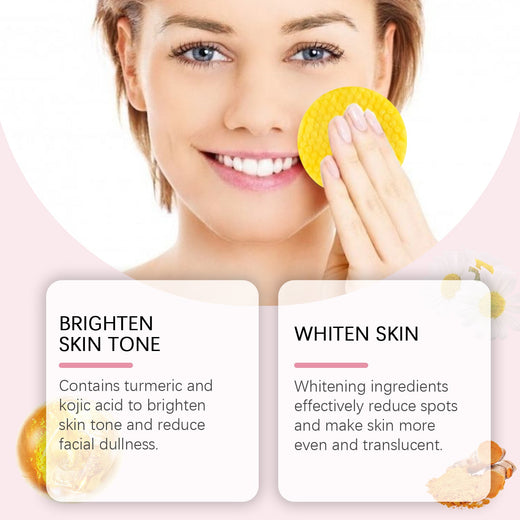 Turmeric Kojic Acid Cleansing Pads for Brighter Skin