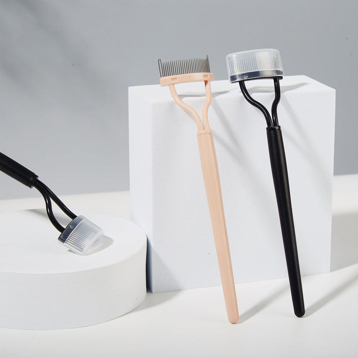 Steel Pin Eyebrow Brush for Neat Lashes and Brows