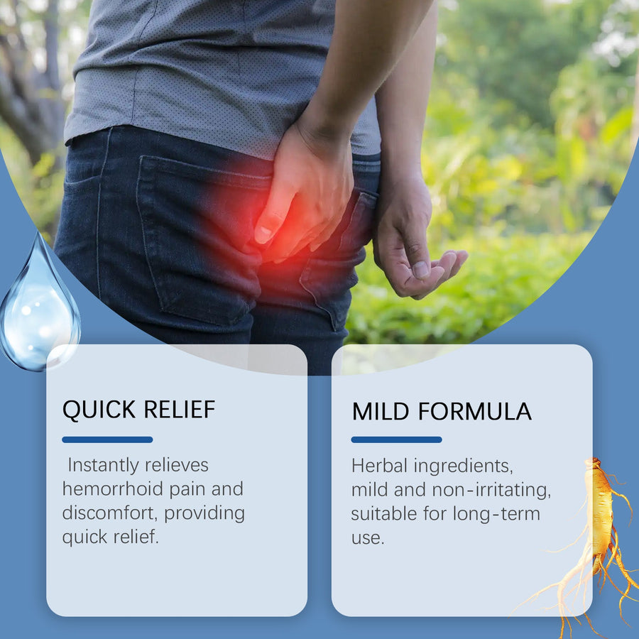 Herbal Hemorrhoid Relief Cream — Fast Pain & Itch Relief