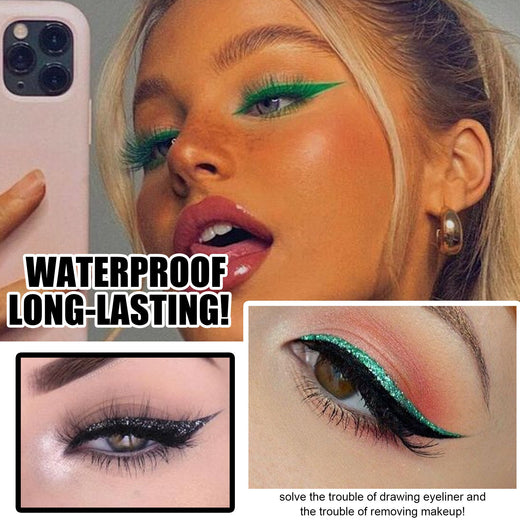 Self-Adhesive Eyeliner Stickers for Fast Glitter Looks
