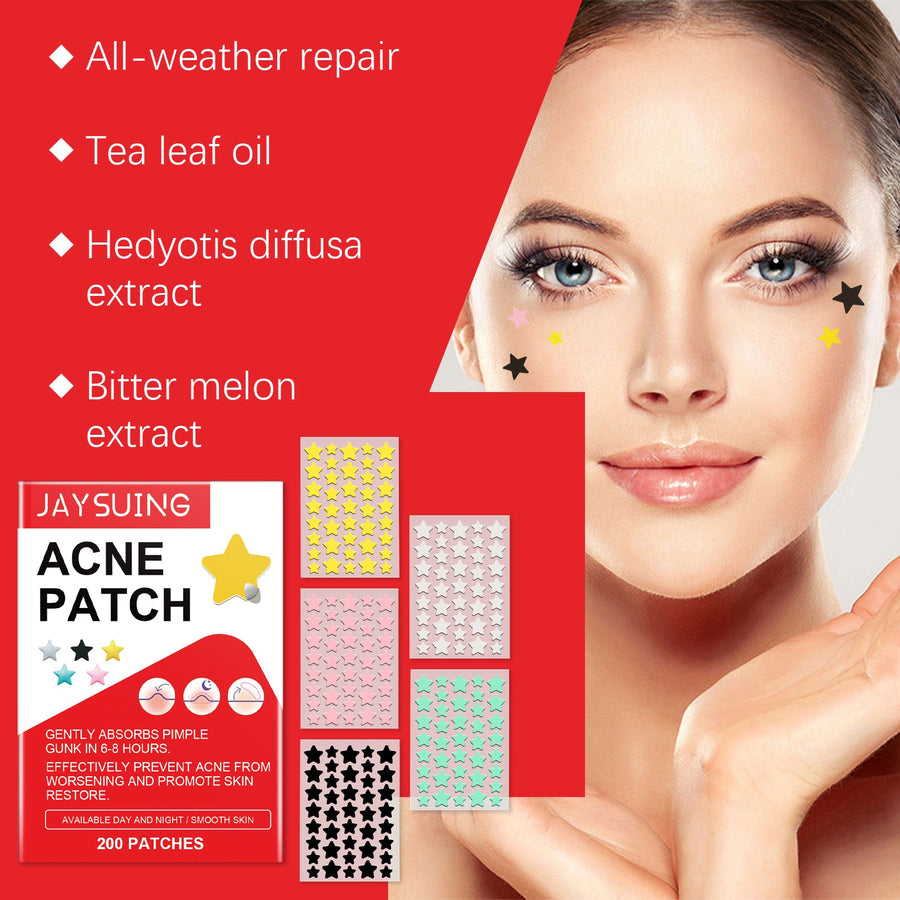 Acne Patches, Star-Shaped Overnight Blemish Coverage