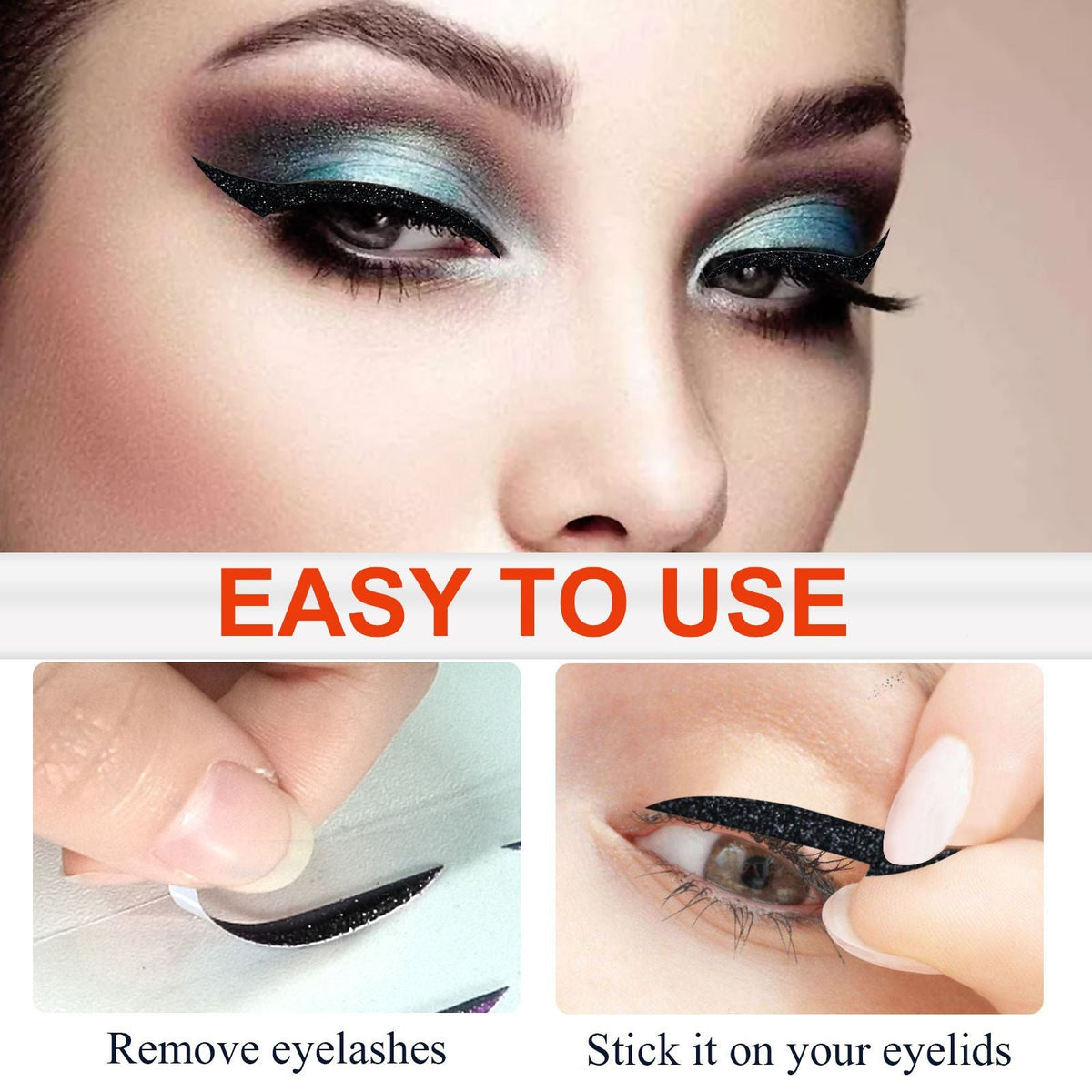 Reusable Eyeliner Stickers for Dramatic Winged Looks