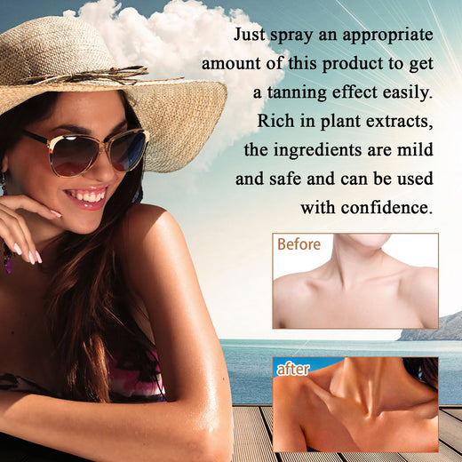 Instant Tan Spray - Natural Bronze Glow No Sun Needed