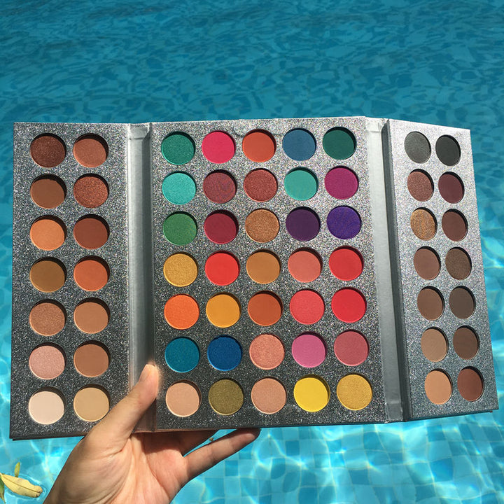 63-Color Eyeshadow Palette for Everyday to Bold Looks