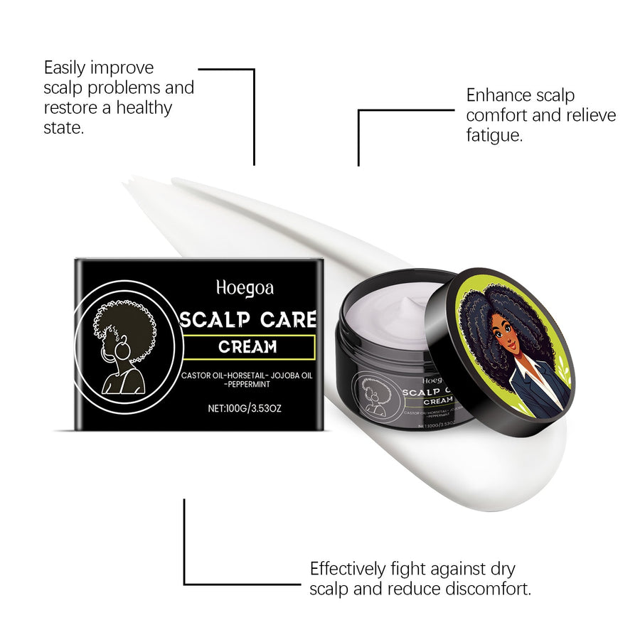 Scalp Care Cream for Dry Scalp Comfort & Soft Hair