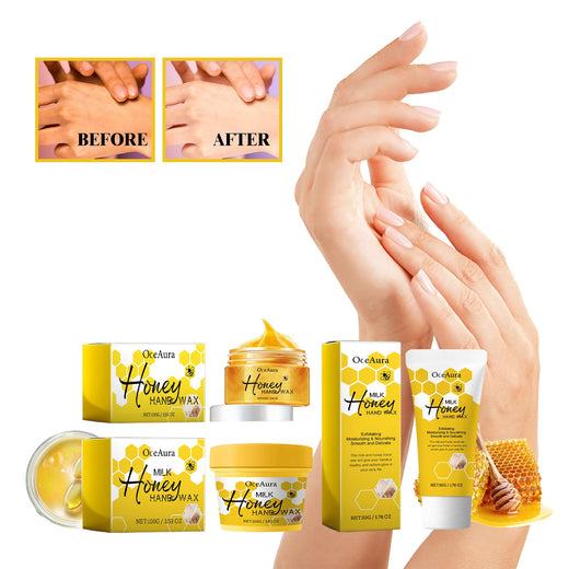 Milk Honey Hand Wax - Exfoliating Hand Cream for Dry Skin