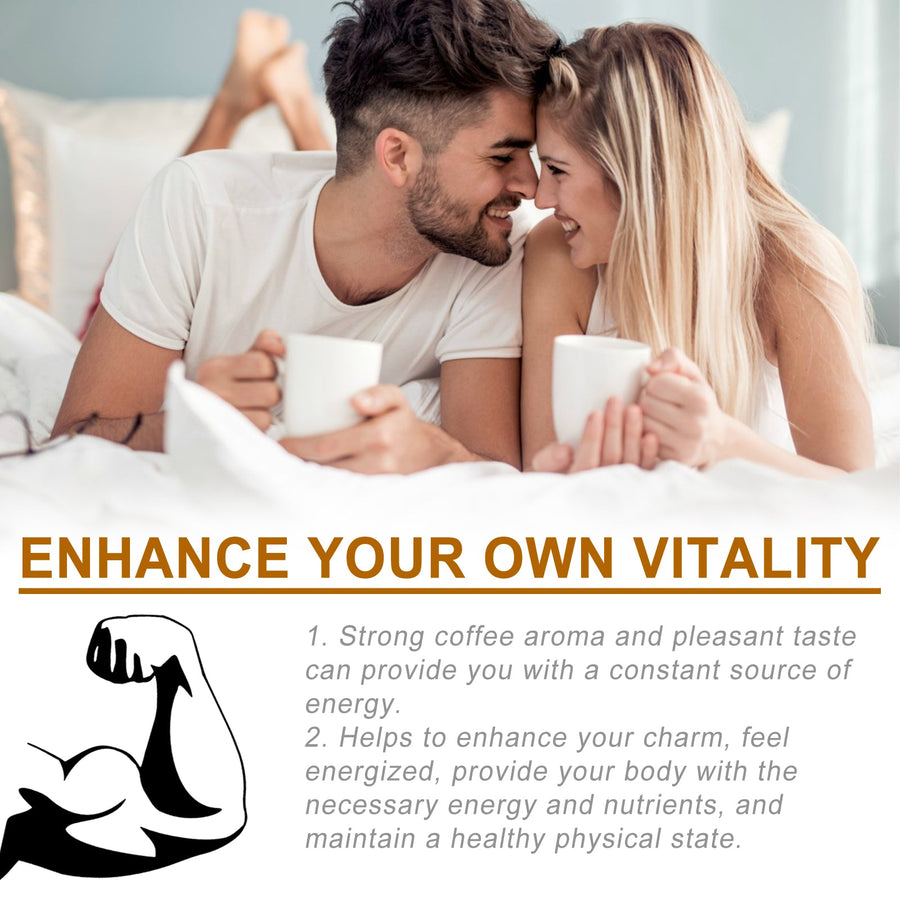 Men's Vitality Coffee — Instant Energy & Confidence Support