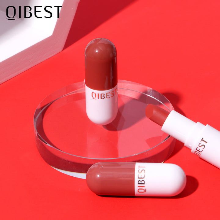 Mini Capsule Velvet Matte Lipstick for Bold Touch-Ups