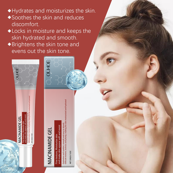 Niacinamide Gel Moisturizer for Hydrated Glowing Skin